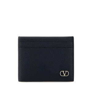 Valentino Garavani ���@�����e�B�m �����Y ���z�E�J�[�h�P�[�X 8Y2P0AP4UAGM30 Midnight blue leather VLogo Signature card holder Blue onesize �y���������E�֐ō��z