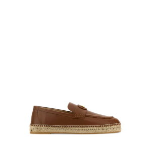 Valentino Garavani ���@�����e�B�m �����Y ���[�t�@�[ 8Y2S0K00UDXN58 Caramel leather VLogo espadrilles Camel 40 41 42 43 44 45 �y���������E�֐ō��z