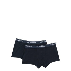 Dolce & Gabbana �h���`�F�K�b�o�[�i �����Y �A���_�[�E�F�A M9C07JONN95B9680 TWO-PACK OF STRETCH COTTON REGULAR-FIT BOXERS B9680 BLUE NAVY 3 4 5 6 �y���������E�֐ō��z