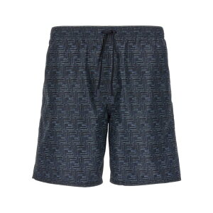 FENDI �t�F���f�B �����Y �X�C���E�F�A FXB134AV65F0RU7 Denim effect swimsuit Blue IT48 IT50 IT52 46 48 50 52 54 �y���������E�֐ō��z