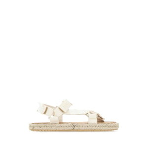 Maison Margiela ] }WF Y T_ S57WP0096P5395T1003 White canvas Trekking sandals White 40 41 42 43 44 45 yE֐ōz