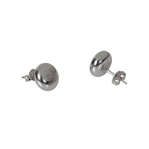LOEWE ���G�x ���f�B�[�X �s�A�X�E�C�������O J821239X231160 Anagram Pebble Earrings Silver onesize IT0 �y���������E�֐ō��z