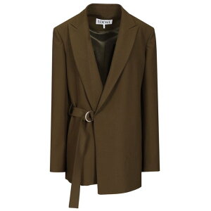 LOEWE ���G�x ���f�B�[�X �u���U�[�E�W���P�b�g S359Y03XAE4160 Tailored jacket Green FR30 FR32 FR34 FR36 FR38 FR40 FR42 FR44 FR46 FR48 FR50 FR52 FR54 FR56 FR58 36 38 40 �y���������E�֐ō��z