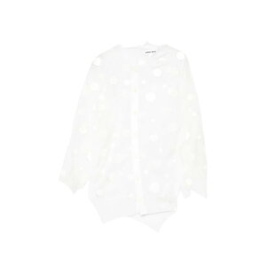 JUNYA WATANABE �W������ ���^�i�x ���f�B�[�X �j�b�g�E�Z�[�^�[�E�J�[�f�B�K�� JQN013WHITE Sweater Junya Watanabe WHITE S M �y���������E�֐ō��z