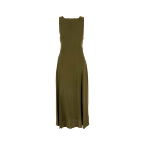 FENDI �t�F���f�B ���f�B�[�X �����s�[�X�E�h���X�E�I�[���C������ FDD167ASZFF1PNM Olive green sabl?(C) dress Green 38 40 42 �y���������E�֐ō��z