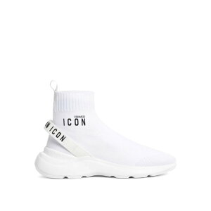 yyV}\ ő75%OFF+P2{zDsquared2 fB[XNGA[h fB[X Xj[J[ SNW027659207990M063 Logo-Print Sock Sneakers White 37 36 yE֐ōz
