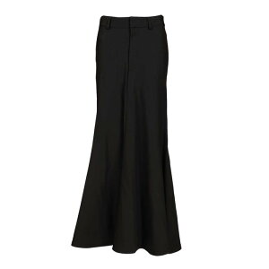 Balenciaga �o�����V�A�K ���f�B�[�X �X�J�[�g 850662TJT211000 Godet Maxi Skirt Black FR30 FR32 FR34 FR36 FR38 FR40 FR42 FR44 FR46 FR48 FR50 FR52 FR54 38 �y���������E�֐ō��z