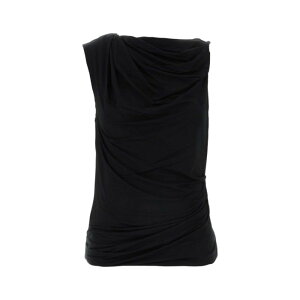 entire studios �G���^�C�A �X�^�W�I ���f�B�[�X �^���N�g�b�v�E�L���~�\�[�� ESSS26TO012430015 Black stretch jersey top Black L M S XS �y���������E�֐ō��z