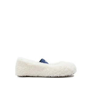 MOON BOOT ���[���u�[�c ���f�B�[�X �t���b�g�V���[�Y 80D2400010H017 Shearling Ice Ballerina Silver 37 38 41 40 36 39 �y���������E�֐ō��z