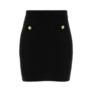Elisabetta Franchi �G���U�x�b�^ �t�����L ���f�B�[�X �X�J�[�g GK23T57E2110 MINI GONNA IN MAGLIA NERO 32 34 36 38 40 42 44 46 48 50 52 54 �y���������E�֐ō��z