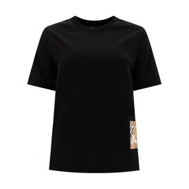 【楽天スーパーセール 最大80%OFF+P2倍~】Burberry バーバリー レディース Tシャツ・カットソー 8104883 T-shirts Black S XS L M XL 【送料無料・関税込】