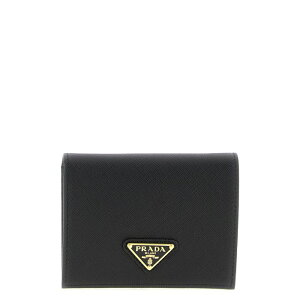 Prada �v���_ ���f�B�[�X ���z�E�J�[�h�P�[�X 1MV204QHHF0002 Logo leather wallet Black onesize �y���������E�֐ō��z