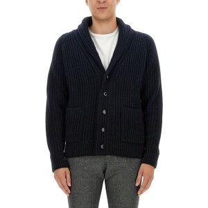 Brioni uI[j Y jbgEZ[^[EJ[fBK UMIQ0LOAK054210 CASHMERE CARDIGAN BLUE 50 48 52 yE֐ōz