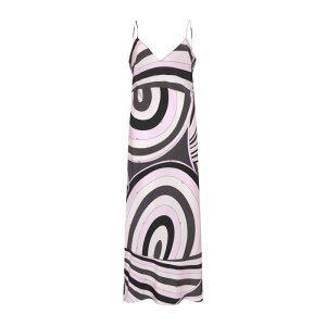 Emilio Pucci �G�~���I�v�b�` ���f�B�[�X �����s�[�X�E�h���X�E�I�[���C������ 5URI265U753010 Pucci Dresses Black Blacks and greys IT38 IT40 38 40 42 44 �y���������E�֐ō��z