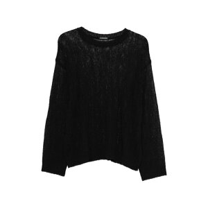Ann Demeulemeester �A���h�D�������X�e�[�� �����Y �j�b�g�E�Z�[�^�[�E�J�[�f�B�K�� B0013750KN084099 Sweater Ann Demeulemeester BLACK M L XL �y���������E�֐ō��z
