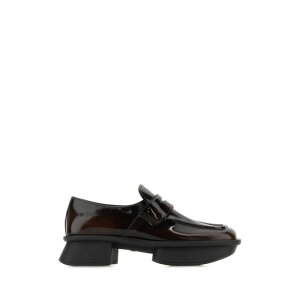 Prada �v���_ ���f�B�[�X ���[�t�@�[ 1D985NFD040055F0038 Brown leather Equal loafers Brown 36 36.5 37 37.5 38 38.5 39 40 �y���������E�֐ō��z