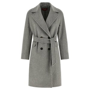 Max Mara Studio �}�b�N�X�}�[�� �X�e���f�B�I ���f�B�[�X �R�[�g 2526016092600029 'Panteon' coat Gray IT38 IT40 IT42 IT44 IT46 �y���������E�֐ō��z