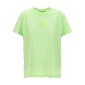 Stella McCartney �X�e�� �}�b�J�[�g�j�[ ���f�B�[�X T�V���c�E�J�b�g�\�[ 6J02733SPY533442 'Iconic Mini Heart' T-shirt Green L M S XS 2XS �y���������E�֐ō��z