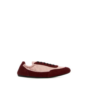 Prada �v���_ ���f�B�[�X �X�j�[�J�[ 1E959NF005LZ4F04VD Two-tone Re-Nylon and suede Collapse sneakers Multicoloured 35.5 36 36.5 37 37.5 38 38.5 39 40 41 �y���������E�֐ō��z