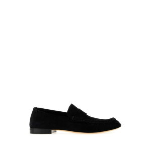 The Row ザ・ロウ メンズ ローファー F2096L305BLK Black leather loafers Black IT40 IT42 IT44 IT45 41 41.5 42 42.5 43 43.5 44 45 【送料無料・関税込】