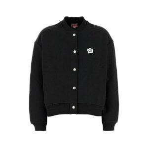 KENZO �P���]�[ ���f�B�[�X �J�W���A���W���P�b�g FF62BL5514MK99J Black stretch cotton bomber jacket Black XS S M L �y���������E�֐ō��z