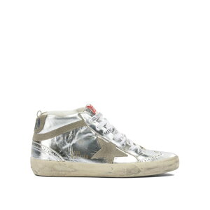 Golden Goose �S�[���f���O�[�X ���f�B�[�X �X�j�[�J�[ GWF00122F00279470216 "Mid Star" sneakers Silver 38 37 40 39 41 36 35 �y���������E�֐ō��z