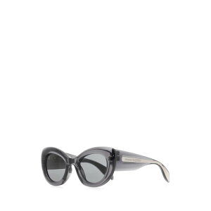 Alexander McQUEEN ALT_[E}bNC[ fB[X TOXEACEFA 736856J07521230 Dark grey acetate The Curve sunglasses Grey onesize yE֐ōz
