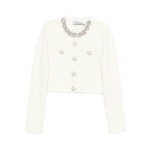 self-portrait ZtE|[gCg fB[X jbgEZ[^[EJ[fBK AW25028JCREAM Self-portrait Sweaters Beige Light and natural M S XS yE֐ōz