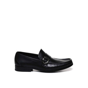 FERRAGAMO tFK Y [t@[ 27963775114007 Gancini Leather Loafers Black 7 yE֐ōz