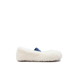 MOON BOOT ���[���u�[�c ���f�B�[�X �t���b�g�V���[�Y 80D2400010H017 Mb Shearling Ballerina Silver 37 38 41 40 36 39 �y���������E�֐ō��z