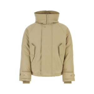 FERRAGAMO �t�F���K�� �����Y �J�W���A���W���P�b�g 143632770336SAND Beige polyester blend padded jacket Beige o Tan 48 50 �y���������E�֐ō��z