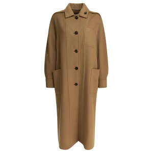 Max Mara �}�b�N�X�}�[�� ���f�B�[�X �R�[�g 2511011133600ALDO1234007 Chemisier coat Brown 38 40 42 �y���������E�֐ō��z