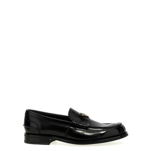 Prada v_ Y [t@[ 2DB223FX000055F0002 Logo loafers Black 7 6 5 11 12 10 9 8 5.5 7.5 8.5 9.5 6.5 10.5 yE֐ōz