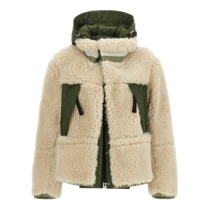 sacai �T�J�C ���f�B�[�X ���U�[&�t�@�[�W���P�b�g�E�R�[�g 2508076063 Teddy blouson Multicolor 2 1 3 �y���������E�֐ō��z