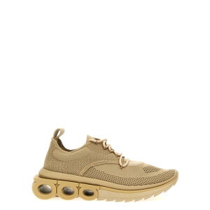 FERRAGAMO �t�F���K�� ���f�B�[�X �X�j�[�J�[ 760869STONE 'Nima' sneakers Beige 4.5 5 5.5 6 6.5 7 7.5 8 8.5 �y���������E�֐ō��z