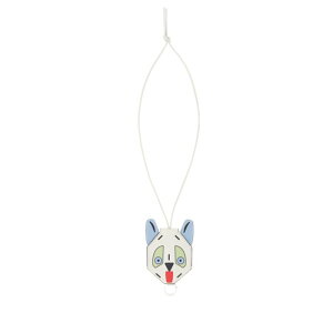 LOEWE ���G�x ���f�B�[�X �o�b�O�A�N�Z�T���[ C621232XQNWHITEBLUE Printed leather Futurist Cat keyring Printed onesize �y���������E�֐ō��z
