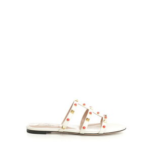 Valentino Garavani @eBm fB[X T_ 6W2S0C49MAXD2K "Rockstud" low sandal White 371/2 381/2 391/2 EU36 EU37 EU39 EU40 EU34 EU35 EU38 EU41 EU42 36 37 38 39 40 36.5 37.5 38.5 39.5 40.5 41 yE֐ōz