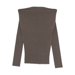 Rick Owens ���b�N �I�E�G���X ���f�B�[�X �j�b�g�E�Z�[�^�[�E�J�[�f�B�K�� RO02E4675KWVH78 Rick Owens Sweaters Grey Blacks and greys L M S �y���������E�֐ō��z
