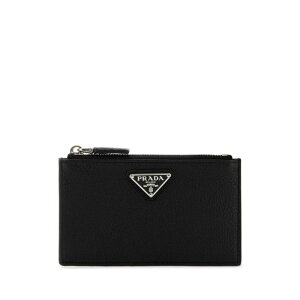 Prada �v���_ �����Y ���z�E�J�[�h�P�[�X 2MC0862E54F0002 Black leather card holder Black onesize �y���������E�֐ō��z