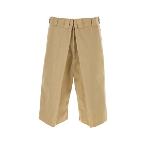 GIVENCHY �W�o���V�B �����Y �V���[�g�p���c BM51F315FH250 Cappuccino polyester blend bermuda shorts Beige o Tan 46 48 50 �y���������E�֐ō��z