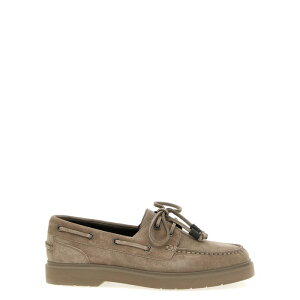 Brunello Cucinelli �u���l���E�N�`�l�� ���f�B�[�X ���[�t�@�[ MZSFG2955C5859 Suede loafers Gray IT36 IT37 IT38 IT39 IT40 41 40 39 38 37 38.5 37.5 36 39.5 35 �y���������E�֐ō��z