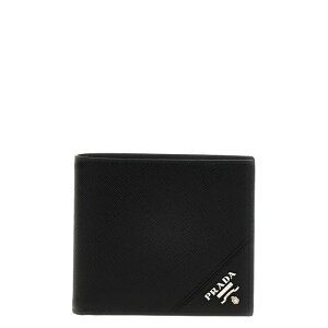Prada �v���_ �����Y ���z�E�J�[�h�P�[�X 2MO738QMEF0002 Logo wallet Black onesize �y���������E�֐ō��z