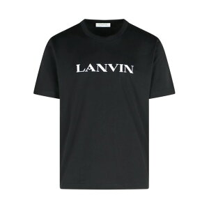 LANVIN �����o�� �����Y T�V���c�E�J�b�g�\�[ RMTS0012J300H2510 Lanvin T-shirts and Polos Black Blacks and greys L M S XL 2XL XS �y���������E�֐ō��z