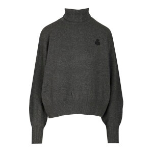 Isabel Marant Etoile �C�U�x�� �}���� �G�g���[�� ���f�B�[�X �j�b�g�E�Z�[�^�[�E�J�[�f�B�K�� 25PPU0663FAC1L17E02AN Nasha turtleneck sweater Grey FR30 FR32 FR34 FR36 FR38 FR40 FR42 FR44 FR46 FR48 FR50 FR52 FR54 �y��������