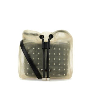 Alexander McQUEEN ALT_[E}bNC[ fB[X nhobOEV_[obO 8044331VP111000 Two-tone leather and tulle Nebula crossbody bag Multicoloured onesize yE֐ōz