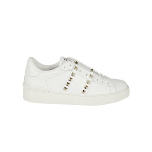 Valentino Garavani ヴァレンティノ レディース スニーカー WS0A01BHS0BO SNEAKERS ROCKSTUD UNTITLED 0BO BIANCO 361/2 371/2 381/2 391/2 36.5 35.5 36 41 40 38.5 37 38 39 37.5 39.5 【送料無料・関税込】