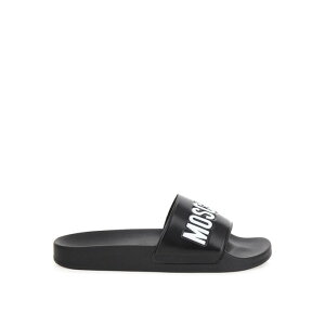 yyVubNtCf[ő80%OFF+P2{~zMOSCHINO XL[m Y T_ MB28022G0HG10000 Sliders Black 40 41 44 45 yE֐ōz