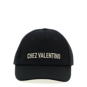 Valentino Garavani ���@�����e�B�m �����Y �X�q Y2HDA41FVH0NA Valentino Garavani 'Chez Valentino' cap Black 58cm 59cm 57cm �y���������E�֐ō��z