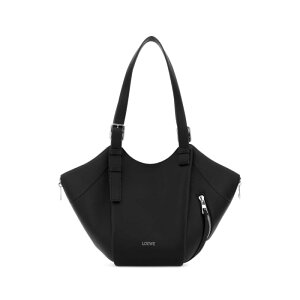 LOEWE ���G�x ���f�B�[�X �n���h�o�b�O�E�V�����_�[�o�b�O A538HHBX07BLACK Black leather Hammock Flip handbag Black onesize �y���������E�֐ō��z