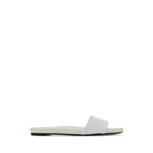 Prada �v���_ ���f�B�[�X �T���_�� 1XX798F005069F0009 White leather slippers White 36 36.5 37 37.5 38 38.5 39 40 �y���������E�֐ō��z
